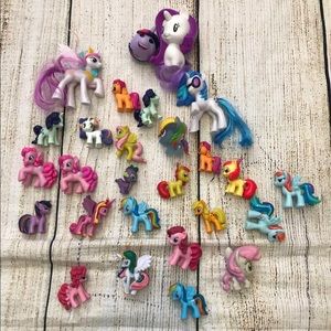 My Little Pony lot of 27 ponies NEW/EUC